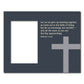 Hebrews 10:25 Decorative Picture Frame - Holds 4x6 Photo