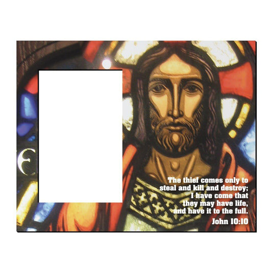 John 10:10 Decorative Picture Frame - Holds 4x6 Photo