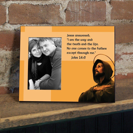 John 14:6 Decorative Picture Frame - Holds 4x6 Photo