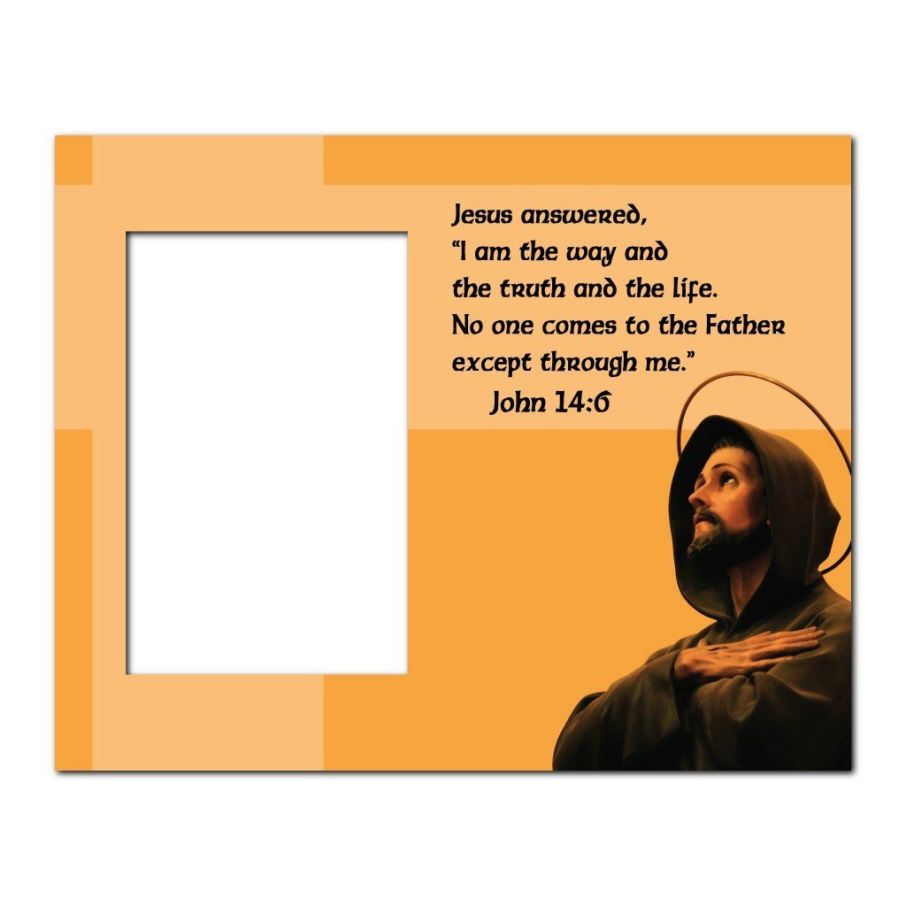 John 14:6 Decorative Picture Frame - Holds 4x6 Photo