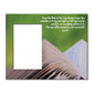 Joshua 1:8 Decorative Picture Frame - Holds 4x6 Photo