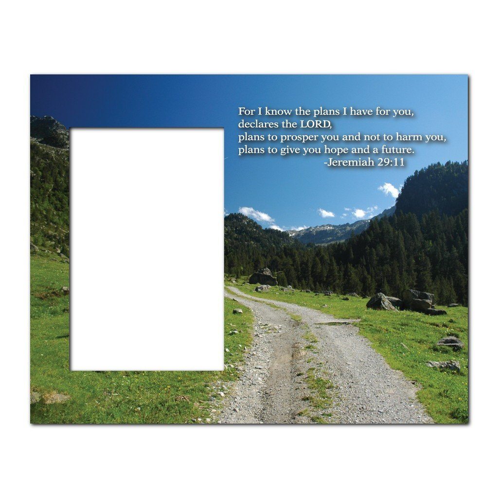 Jeremiah 29:11 Decorative Picture Frame - Holds 4x6 Photo