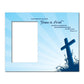 Romans 10:9 Decorative Picture Frame - Holds 4x6 Photo