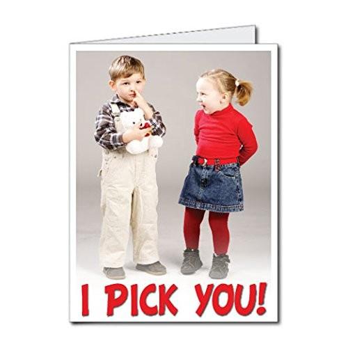 3' Stock Design Giant Valentine's Day Card "I Pick You" w/envelope