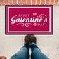 Pink Bubble Heart | Galentine's Day Doormat