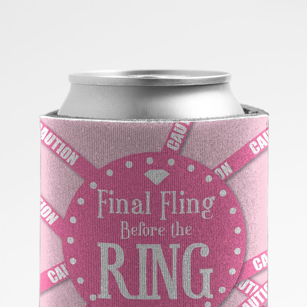 Pink Final Fling Before the Ring Bachelorette Party Can Coolers