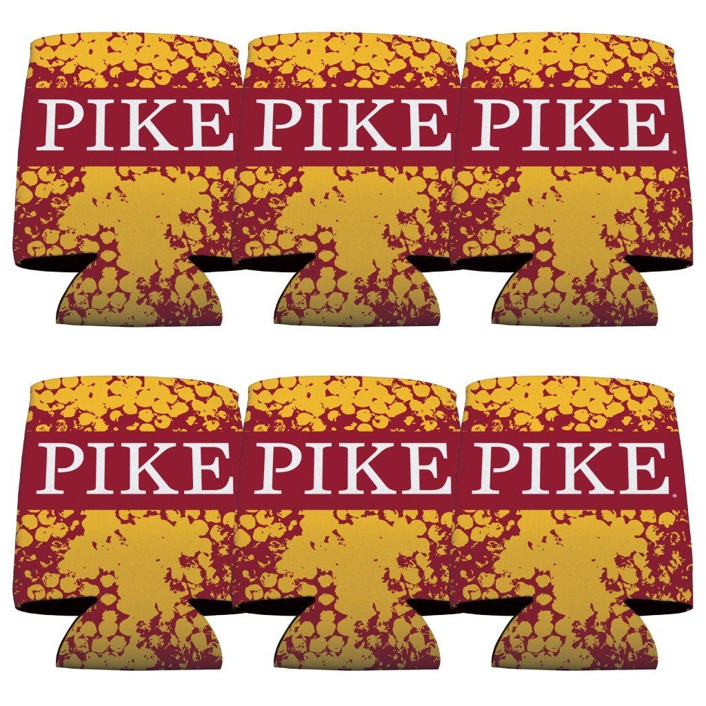 Pi Kappa Alpha Can Cooler Set of 12 - Pike FREE SHIPPING