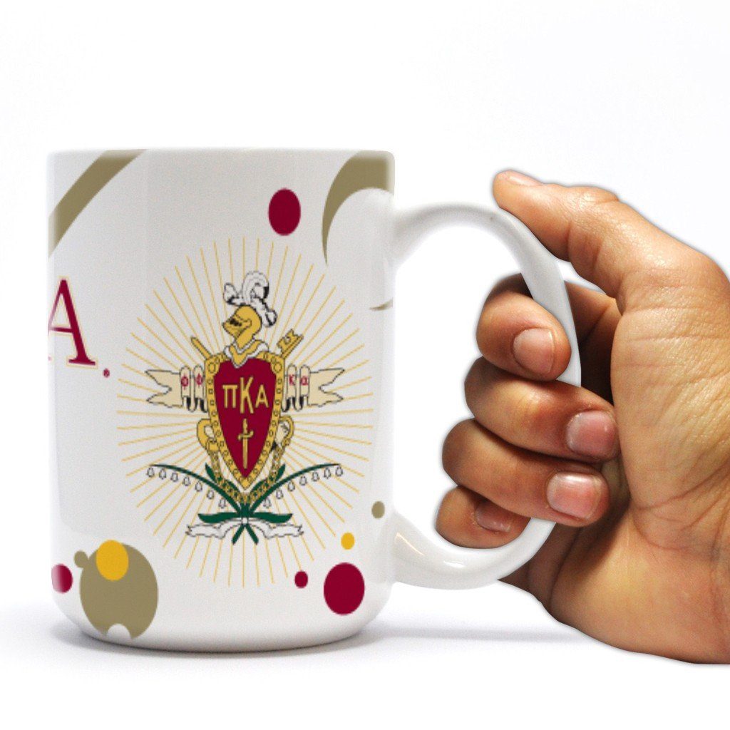 Pi Kappa Alpha 15oz Coffee Mug “ Bubble Design