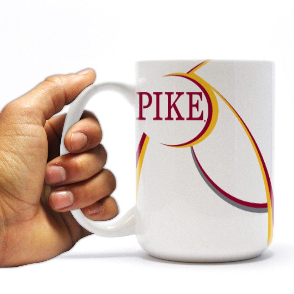 Pi Kappa Alpha 15oz Coffee Mug “ Pike Swoop Design