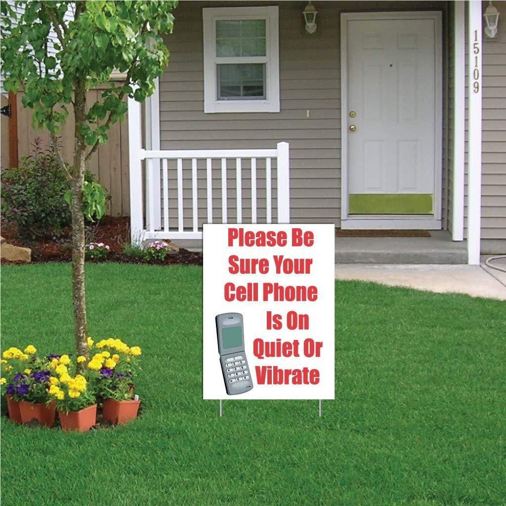 Please Be Sure Your Cell Phone is on Quiet or Vibrate Signage VictoryStore.com Please Be Sure Your Cell Phone is on Quiet or Vibrate Signage VictoryStore.com