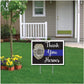 Police Thank You Heroes Yard Sign - Includes 2 Stakes