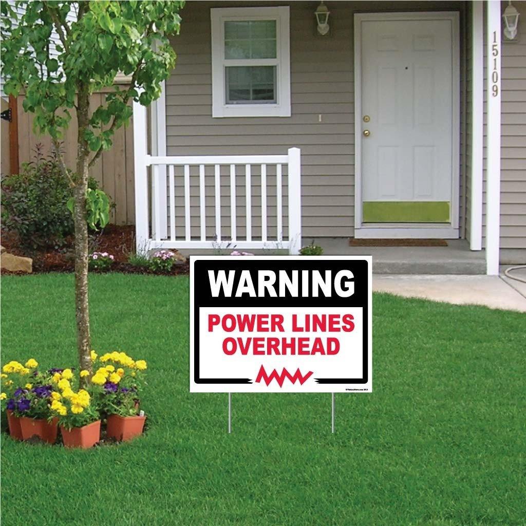 Powerline Warning Sticker Power Lines Overhead Warning Sign/Sticker | VictoryStore – VictoryStore.com