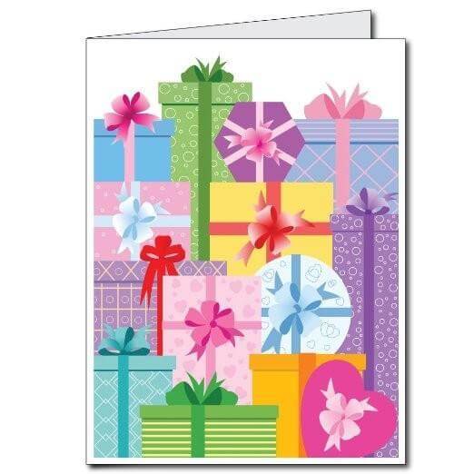 3' Stock Design Giant Birthday Card w/Envelope - Presents