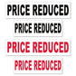 Price Reduced Sign Rider | Real Estate | VictoryStore – VictoryStore.com