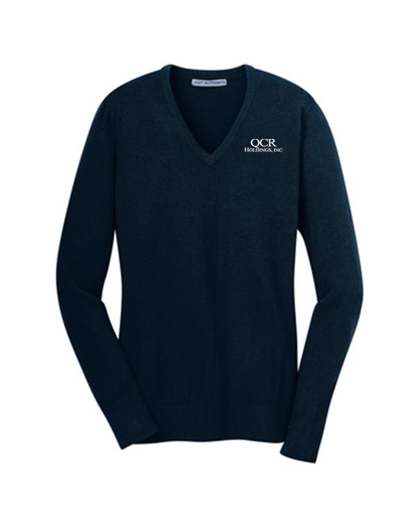 QCR Ladies' V-Neck Sweater