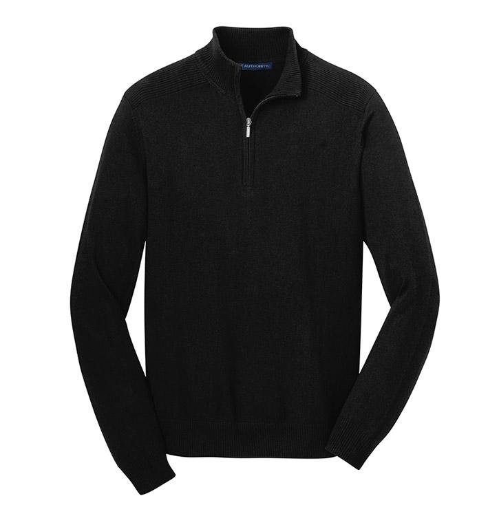 QCR Men's Half Zip Sweater