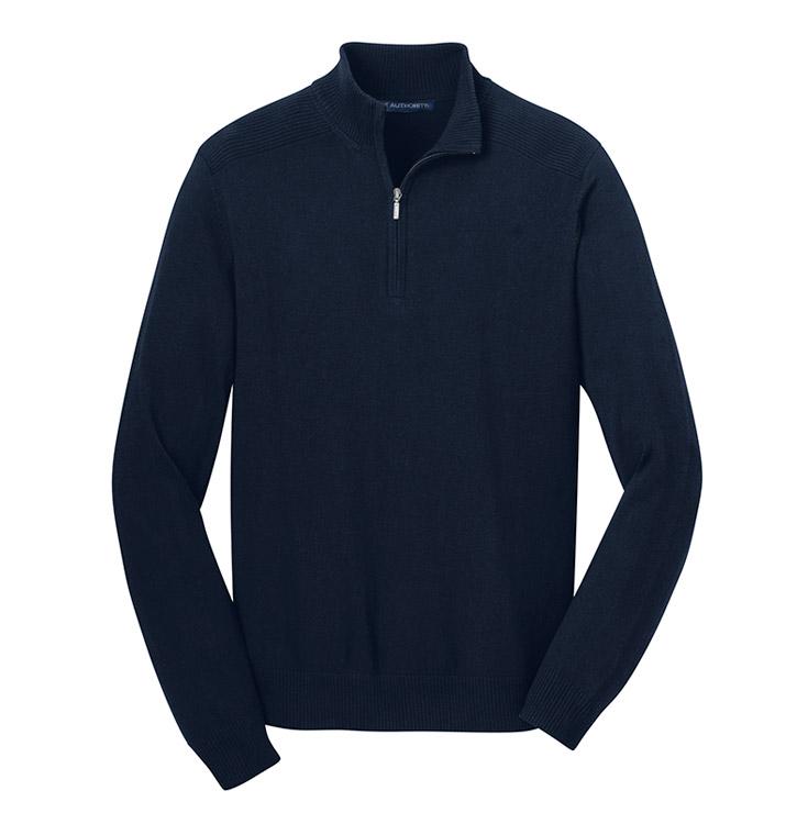 QCR Men's Half Zip Sweater