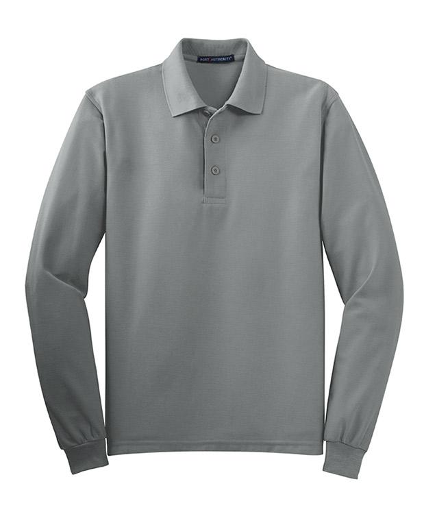 QCR Men's Silk Touch™ Long Sleeve Polo