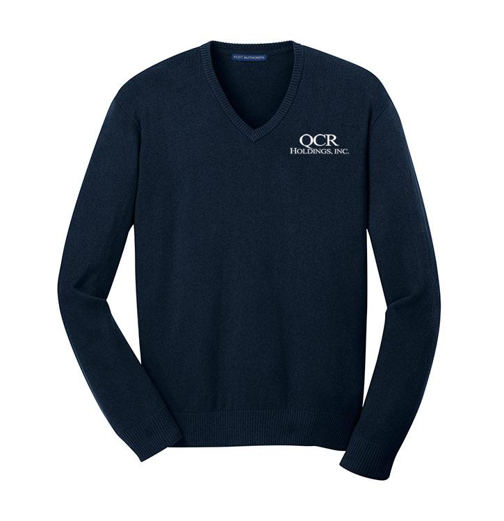 QCR Men's V-Neck Sweater