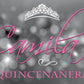 Quinceañera Banner - Tiara and Sparkle Design