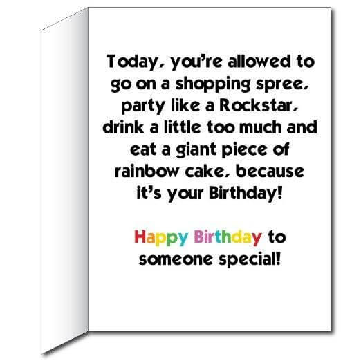 3' Stock Design Giant Birthday Card with Envelope - Slice of Rainbow Birthday