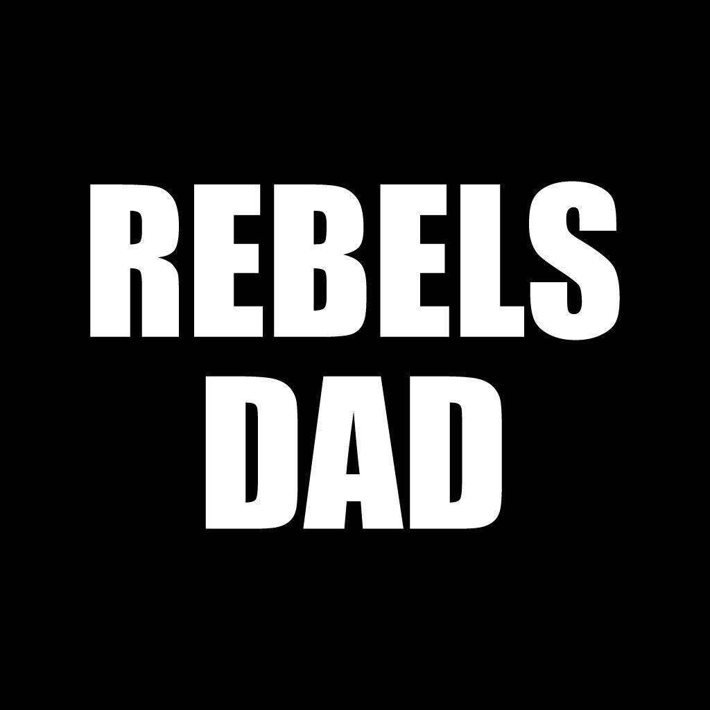Rebels Dad Black Folding Camping Chair