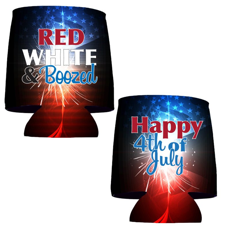 Red White & Boozed Can Coolers (19303)