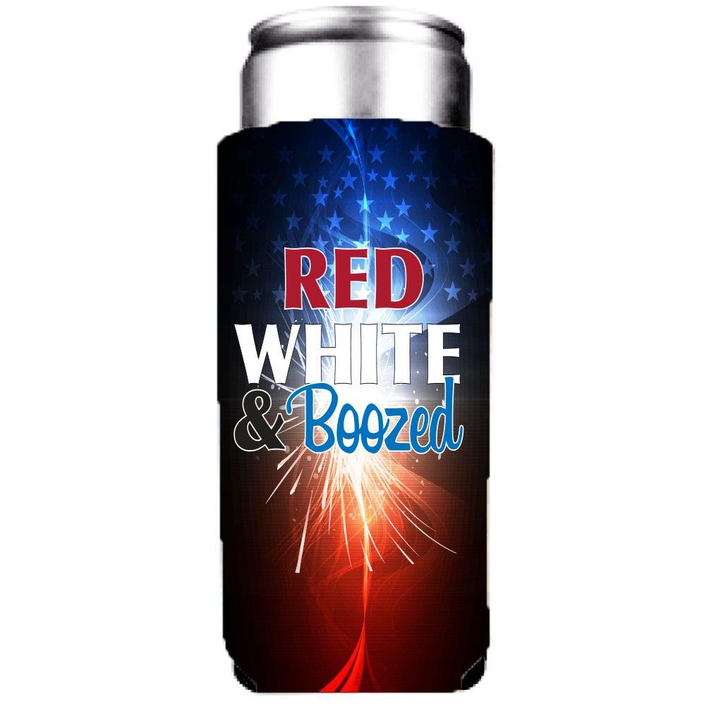 red white and boozed can cooler