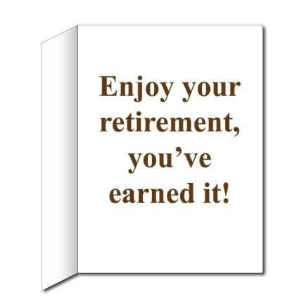 2'x3' Giant Retirement Party Card with Envelope - Relaxation Awaits (Stock Design)