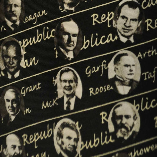 Republican Presidents Silk Tie