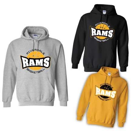 Riverdale Rams Basketball Hooded Sweatshirt