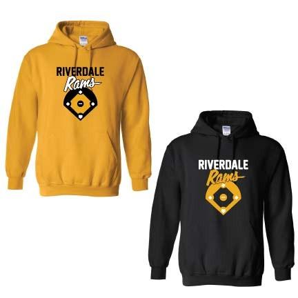 Riverdale Rams Baseball Hooded Sweatshirt