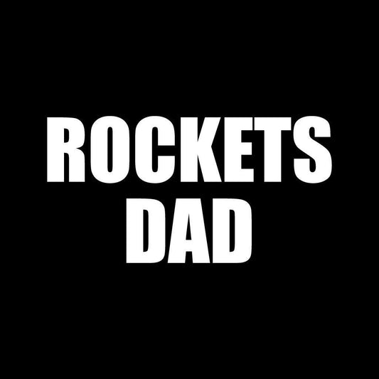 Rockets Dad Black Folding Camping Chair