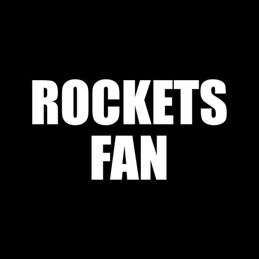 Rockets Fan Black Folding Camping Chair with Carry Bag
