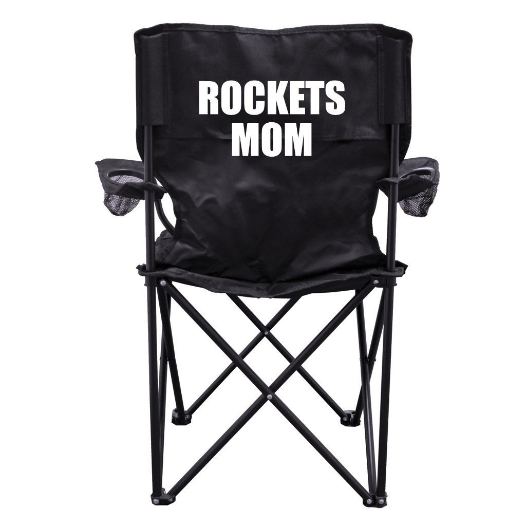 Chairwith Rockets Rockets Mom Black Folding Camping Chair | VictoryStore – VictoryStore.com