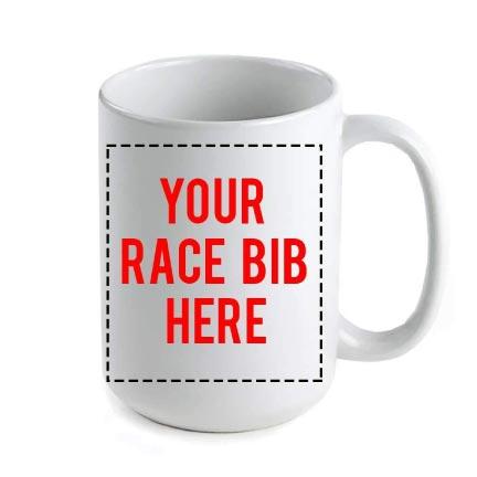 Custom Runners Race Bib Coffee Mug
