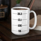 Runner's Measurement Coffee Mug