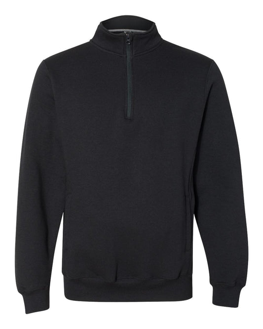 School Approved Black Sweatshirt 1/2 Zip Pullover