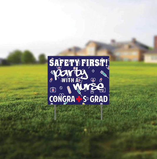 graduation yard sign
