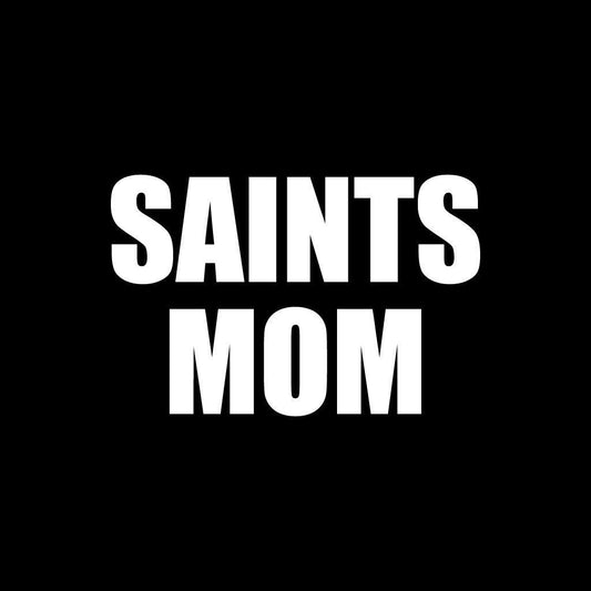 Saints Mom Black Folding Camping Chair