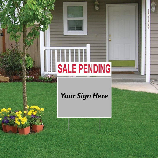 Sale Pending Real Estate Yard Sign Rider Set - FREE SHIPPING
