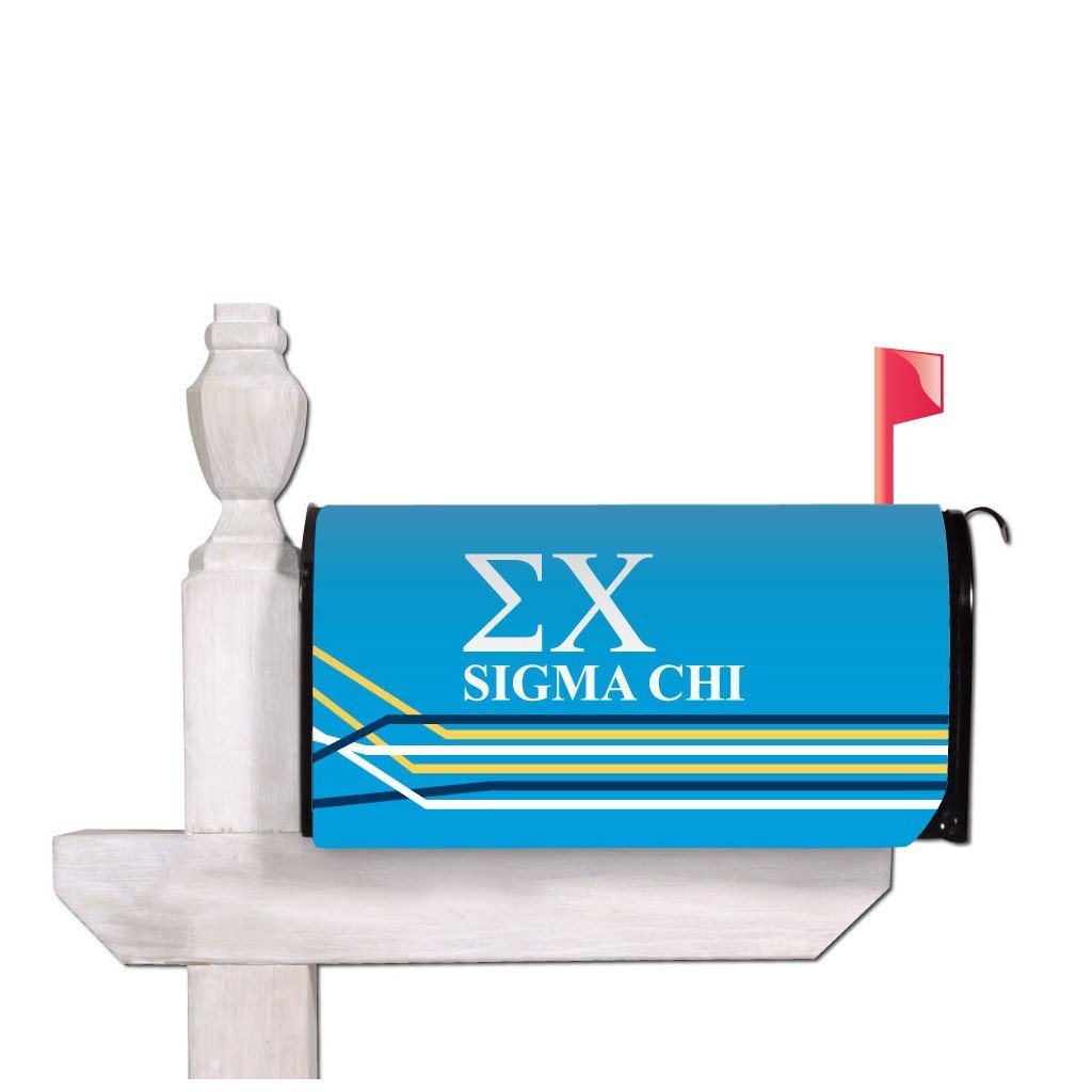 Sigma Chi Magnetic Mailbox Cover - Design 2