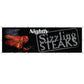 Sizzling Steaks Nightly Vinyl Banner with Grommets