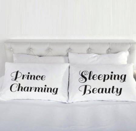 Sleeping Beauty and Prince Charming Pillow Cases