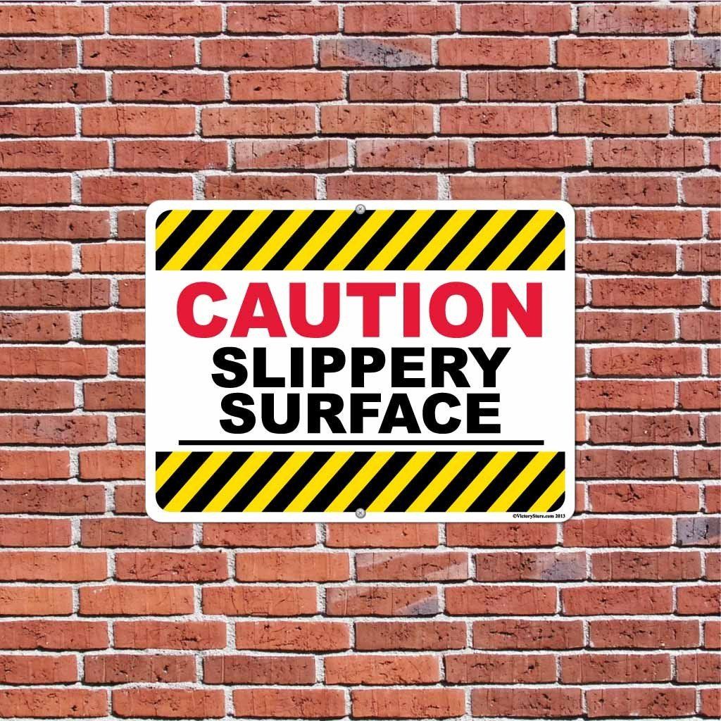 Slippery Floor Sign or Sticker