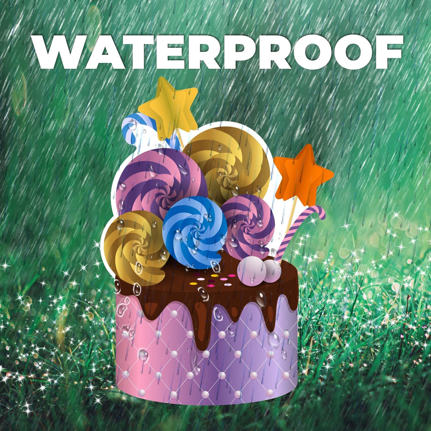 waterproof birthday yard decoration