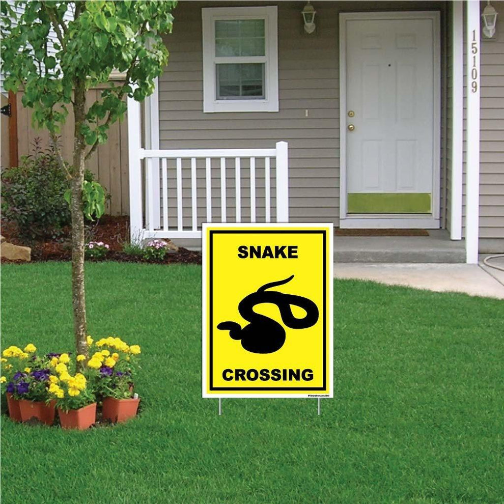 Snake Entry. Sign Snake Crossing Aluminum Sign or Sticker | VictoryStore – VictoryStore.com