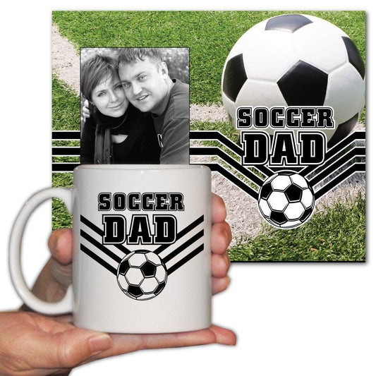 Soccer Dad Office Set - Picture Frame and 11oz. Coffee Mug