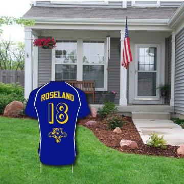 Soccer Jersey Cutout Yard Signs - One Sided