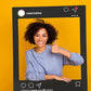 Social Media Frame Custom Photo Booth - Set of 2
